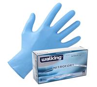 Guanti nitrile monouso Walking Nitrofort blu 3 strati 7.0 gr