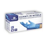 GUANTI NITRILE S/POLV M 100PZ
