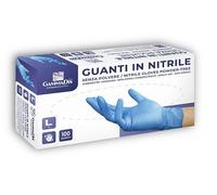 GUANTI NITRILE S/POLV M 100PZ