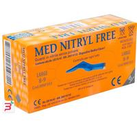 GUANTI NITRILE SENZA POLVERE LARGE 100 PEZZI GAMMADIS