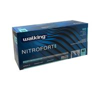 Guanti Nitrile WALKING NITROFORT BLU Riusabili Taglia M - 7.2 g- 100 PZ 1ENT