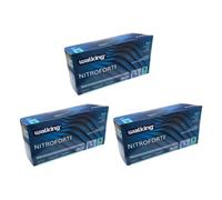 Guanti Nitrile WALKING NITROFORT BLU Riusabili Taglia S - 6.7 g- 300 PZ