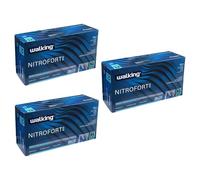 Guanti Nitrile WALKING NITROFORT BLU Riusabili Taglia XL - 8 g- 300 PZ