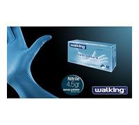 GUANTI NITROFLEX NITRILE BLU PZ. 100 MIS. M