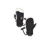 ORTOVOX FULL LEATHER MITTEN M, 56344, Black Raven, M