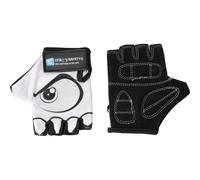 Crazy Safety, guanti da ciclismo, junior, bianco S White
