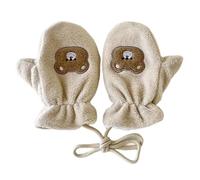 Guanti per bambini facili da usare, guanti appesi collo, comodi da indossare ogni giorno per bambini età compresa tra 1 e 5 anni e 6-12 anni, goditi i guanti comodi per bambini con cinghia