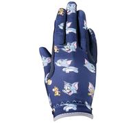 HKM Guanti per equitazione bambini Tom and Jerry con grip sul palmo Blu scuro Taglia 6 Unisex-Adulto
