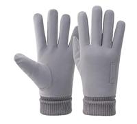 Guanti per freddo - Guanti impermeabili al termici e antiscivolo - Guanti tattili morbidi da uomo per la guida, per sci sport e neve, guida giornaliera, ciclismo, Eq