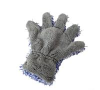 Guanti per lavaggio auto con design FiveFinger con fibra ultra fine e pile di corallo a pelo lungo, comodi e facili da schiumare