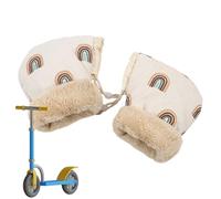 Guanti Per Passeggino | Calda Foderata In Peluche | Manopole Antigelo Per Carrozzina Con Disegno,Per Inverno E Temperature Fredde Per Carrozzina E Manubrio Di Bicicletta