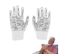 Guanti Per Riflessologia - Cotone 18x12 Cm | Set Di Guanti Per Riflessologia Digitopressione Massaggiatore Indossabile Per Le Mani Guantti Per Terapia Dei Meridiani Delle Palme | Comodo