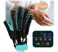 Guanti Per Robot Per Riabilitazione, Guanti Per Riabilitazione Con Dita Per Pazienti Con Ictus Emiplegia, Protezione Per Tutore Per Raddrizzare Le Dita Per Pazient(Right,Large)