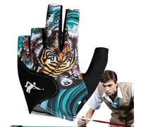 Guanti Piscina Biliardo, Guanti Piscina Senza Dita - Mittens Piscina Senza Donne Elastiche - Glove Sportivo e Confortevole Biliardo per Padre, Fidanzato, Zio,