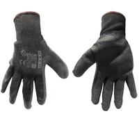 Guanti protettivi GEKON taglia 9/lattice, spessi neri/(12/240)