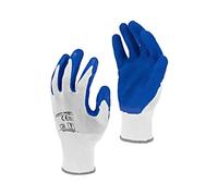 Guanti protettivi L210509W taglia: 9 blu/bianco lattice 12 pz. LAHTI PRO
