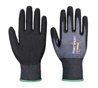 Guanti protettivi SG Cut C15 Eco Nitrile senza silicone (Pack12) Blu/Nero AP18