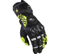 Guanti Racing In Pelle Ls2 Feng Nero H-V Giallo S