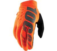 100percent Brisker Off-road Gloves Arancione L Bambini