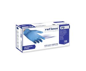 Guanti Reflexx R70 in nitrile monouso senza polvere
