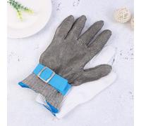 Guanti resistenti a taglio con un livello di guanto interno bianco in acciaio