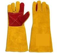 Guanti resistenti al calore, guanti da giardinaggio, guanti in pelle indossabili, guanti industriali ad alta temperatura, guanti isolanti ignifughi, guanti lunghi spessi, lunghezza intera