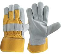 Guanti resistenti al calore, guanti da lavoro, guanti da lavoro in pelle resistenti all'usura, guanti da lavoro protettivi for uomo, guanti da giardino e sport resistenti all'usura for uomo e donna