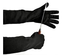 Guanti Resistenti al Taglio 1 Paio di Guanti Anti-Taglio, Metalli in Metalli in Acciaio Inox Metallica da Taglio da Cucina Macellaio Protezione per La Protezione della Sicurezza, Braccio Esteso