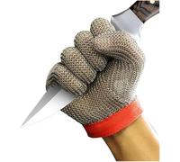 Guanti Resistenti Al Taglio, Acciaio Inossidabile 304 Maglia Protettiva Resistente Al Taglio Cotta Di Maglia Guanto Da Cucina A Prova Di Macellaio Strumento Di Sicurezza Del Processo 1 pcs,XL