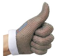 Guanti Resistenti al Taglio Guanti A Prova di Taglio in Acciaio Inox, Guanti di Catena A Catena A Catena A Catena A Catena A Taglio di qualità di Sicurezza Alimentare, Cinturino da Polso Regolabile