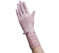 Guanti rinfrescanti, Gloves Women Lace Non-Slip Touch Screen Driving Multicolor