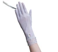 Guanti rinfrescanti, Gloves Women Lace Non-Slip Touch Screen Driving Multicolor