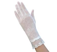 Guanti rinfrescanti, Gloves Women Lace Non-Slip Touch Screen Driving Multicolor