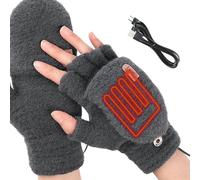 Guanti Riscaldati Da Lavoro | Guanti Elettrici Riscaldati | 5V USB Muffole Riscaldate Invernali per Spalatori di Neve, sul Ghiaccio, Giardinaggio, Autisti Consegne, Viaggio, Attività All'aperto,