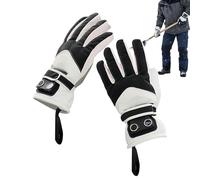 Guanti riscaldati da uomo, adatti al touchscreen, per corsa, riscaldamento, per il freddo, per cavalieri, pescatori, snowboard, sul ghiaccio, passeggiate con cani, giardinaggio, ciclismo, corsa