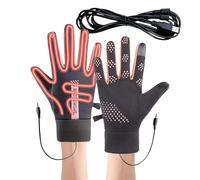 Guanti riscaldati da uomo | Riscaldamento elettrico alimentato da USB,Regolamento a 3 livelli di riscaldamento - per adulti all'aria aperta inverno freddo equitazione escursionismo arrampicata