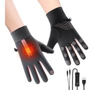 Guanti riscaldati elettrici antiscivolo impermeabili a 3 livelli