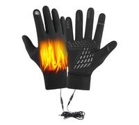 Guanti Riscaldati Elettrici - Guanti Riscaldanti Elettrici Impermeabili | Caldi Per Il Freddo Per Uomini E Donne Con Compatibilità Touchscreen | 1 Paio Per Sport Invernali, Corsa, Ciclis