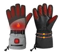 Guanti riscaldati elettrici per donna maschio a batteria guanti invernali caldi sci sport all'aperto sci scaldamani sport per donne sport sportivi con dita uomo