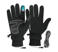 Guanti riscaldati elettrici USB riscaldati, funzionamento touch screen, impermeabili, protezione dal freddo, unisex, adulti, giovani, bicicletta, pendolarismo, guida