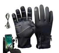 Guanti Riscaldati,Mittene Touchscreen Per Freddo,Guanti Elettrici A Controllo Temperatura 3 Livelli | Alimentazione USB Per Outdoor Caccia Campeggio Escursionismo