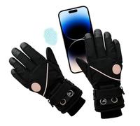 Guanti Riscaldati Per Donna 3 Livelli Touchscreen Elettrico Ricaricabile | Guanti Riscaldati a Batteria Per Sci Snowboard Ciclismo Lavoro All'Aperto Costruzione Spalare Neve