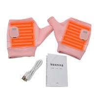 Guanti Riscaldati per Donna | Mittens Riscaldati Mezzo ,Guanti Termici Elettrici Ricaricabili USB per Donne per Sport Invernali | Ciclismo Motociclismo Corsa Caccia Campeggio Escursionismo Digitazione