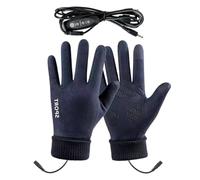 Guanti riscaldati per uomini | USB Heating Winter Gloves,3 Temperature Settings Touchscreen Mittens for Energy Source: Equipped with Built-in USB C Snow Camping Work Outdoor Skiing Cycling Fd Weather