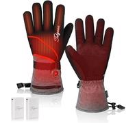Guanti Riscaldati per Uomo Donna Batteria da 5500 mAh Touchscreen Riscaldato Elettrico in Grado di Sci, Snowboard, Trekking, Campeggio, Pesca, Caccia