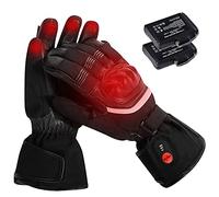 Guanti riscaldati per Uomo Donna, Guanti da Sci riscaldanti elettrici a Batteria Ricaricabile da 7,4 V 2200 mAh per Guanti da Snowboard Moto da Caccia,L
