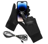 Guanti riscaldati ricaricabili - clima freddo calorosi guanti USB | Touchscreen a mano scalda per andare in campeggio da campeggio giardini da motociclismo per escursioni da snowboard sport da esterno