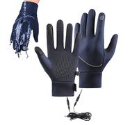 Guanti Riscaldati Ricaricabili - Guanti Termici USB Antivento - Muffola Calda Per Attività all'Aperto In Inverno Come Corsa Ciclismo Campeggio