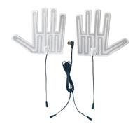 Guanti riscaldati USB 5 V Pad 5 Finger Type Riscaldamento elettrico Pad Riscaldatore a mano ricaricabile Riscaldatore a mano ricaricabile Riscaldatore a mano USB Riscaldato Inverno caldo Cinque dita