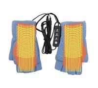 Guanti Riscaldati USB in Peluche Lavorati a Maglia - Guanti Invernali Riscaldati USB - 150 cm Guanto Termico, Riscaldatori per Mani a Dita Convertibili, Ğuanti da Donna & Uomo, Scatola Regalo per Donn